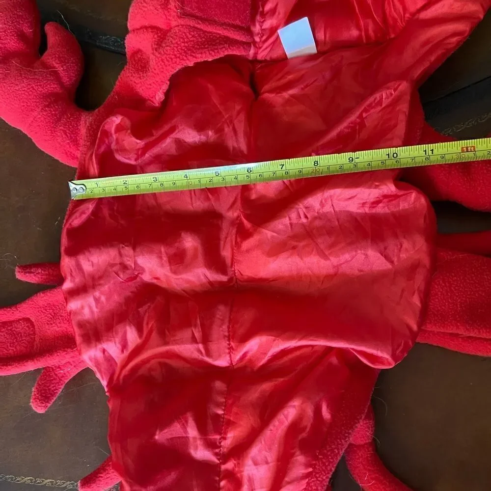 🦞 🎃 ADORABLE Red ROCK Lobster Halloween costume!